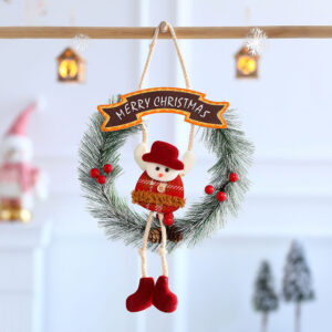 Christmas Door Wreath Hanging Decoration